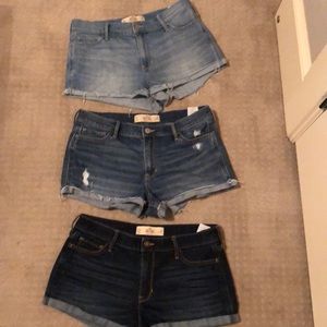Denim shorts